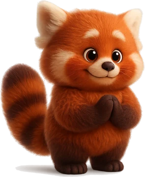 Ember the red panda