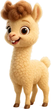 Lolli the baby alpaca