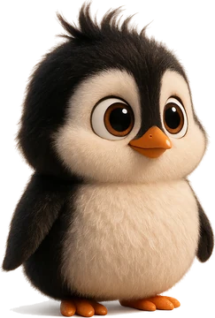 Pip the penguin chick