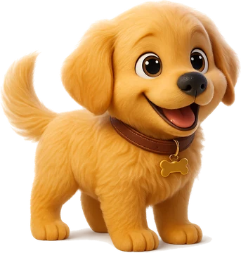 Sunny the golden retriever